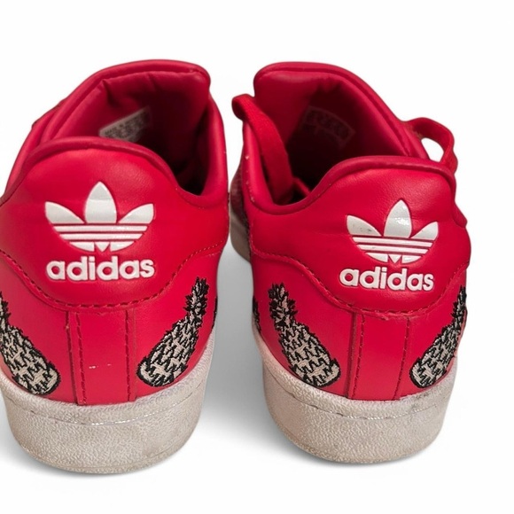 Adidas The FARM Company x Superstar Pineapples - Women’s Size 6.5, Unique Design - Picture 4 of 8